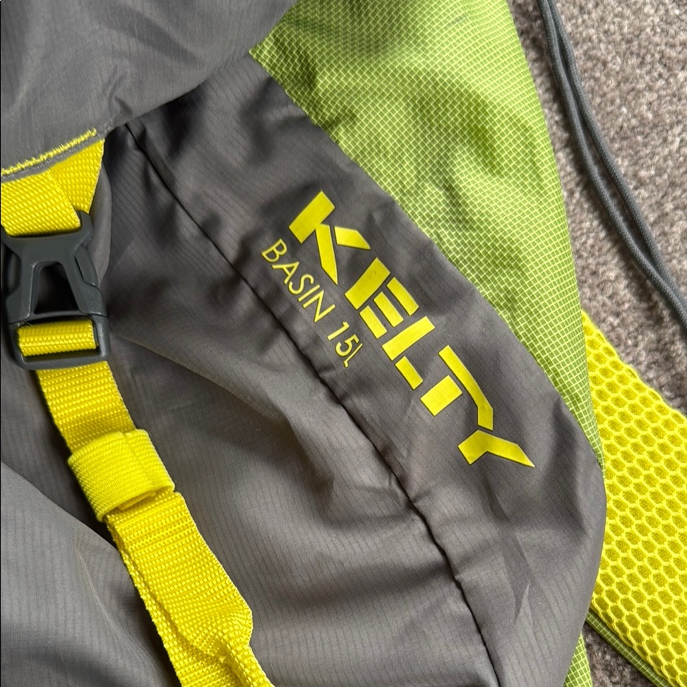 Gray And Yellow Technical Backpack For Outdoor Ad… - image 2